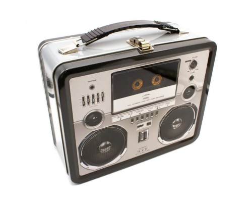Boîte à lunch Radio Cassette Boombox en métal